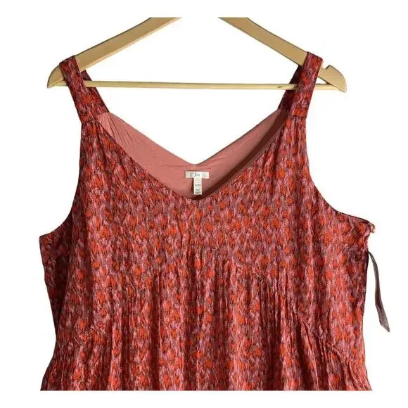 Joie Bondi Tea Rose Tiered Sleeveless Maxi Dress Womens Size XL NWT $248 - Picture 5 of 12